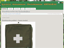 Tablet Screenshot of kertklub.hu